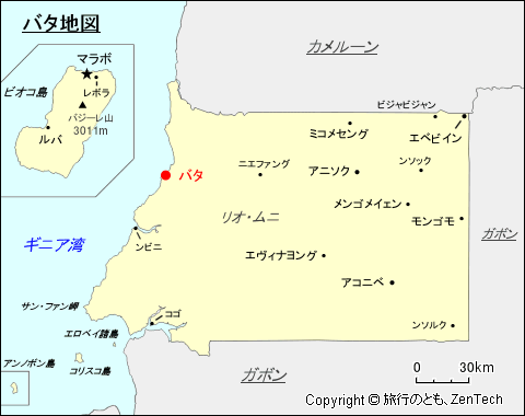 バタ地図