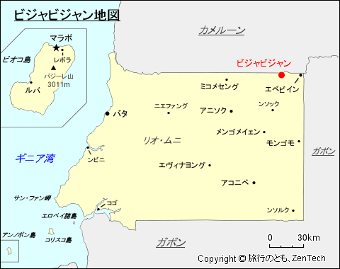 ビジャビジャン地図