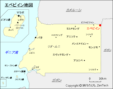 エベビイン地図