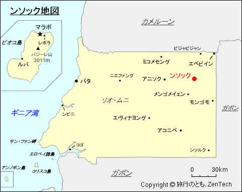 ンソック地図