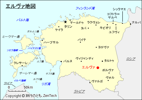 エルヴァ地図