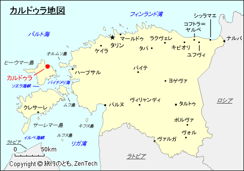 カルドゥラ地図