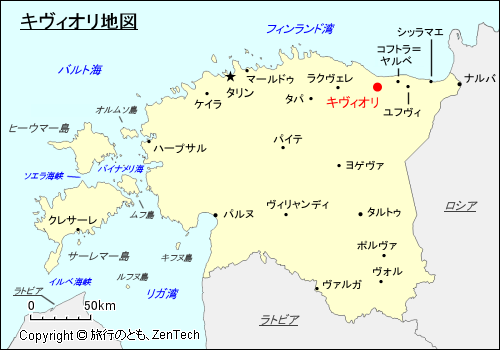 キヴィオリ地図