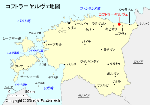 コフトラ＝ヤルヴェ地図