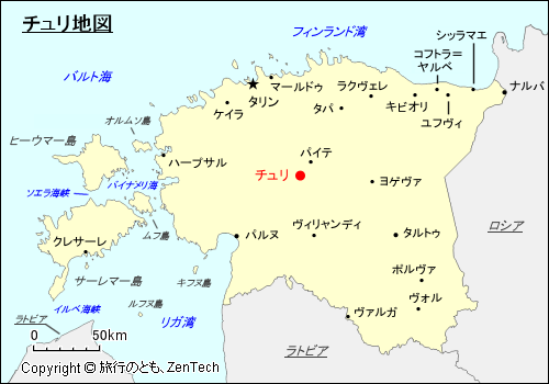 チュリ地図