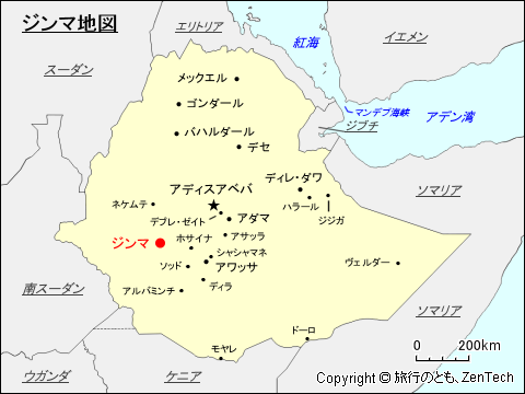 ジンマ地図