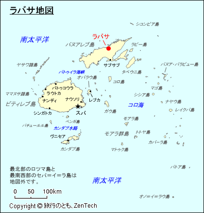 ラバサ地図