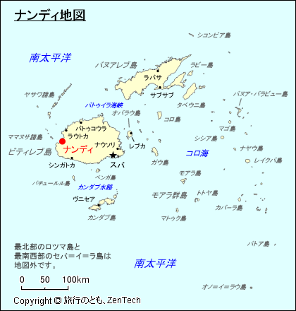 ナンディ地図