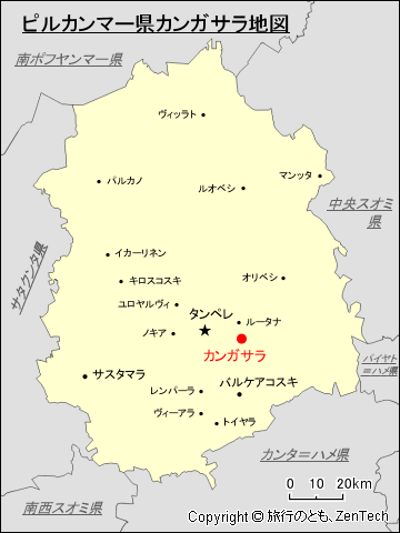 ピルカンマー県カンガサラ地図