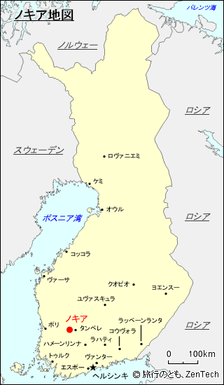 ノキア地図