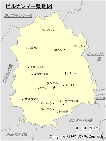 ピルカンマー県地図