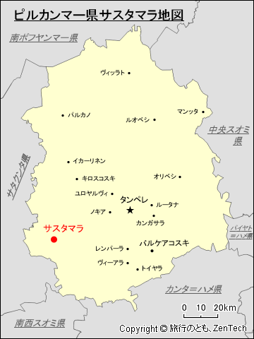 ピルカンマー県サスタマラ地図