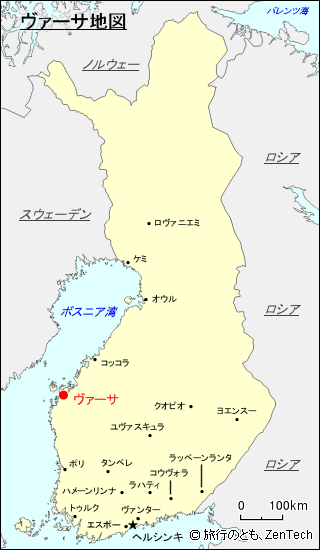 ヴァーサ地図