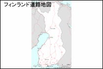 フィンランド道路地図