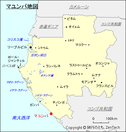 マユンバ地図