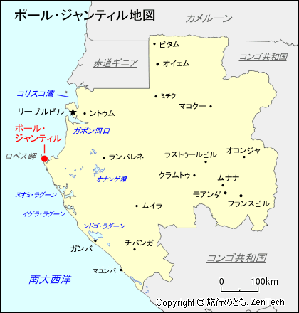 ポールジャンティ地図