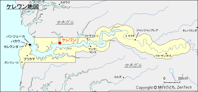 ケレワン地図