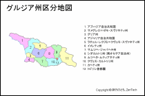 ジョージア州区分地図