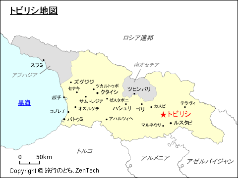 トビリシ地図