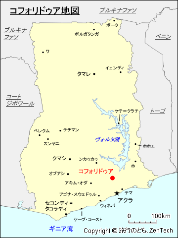コフォリドゥア地図