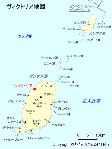 ヴィクトリア地図