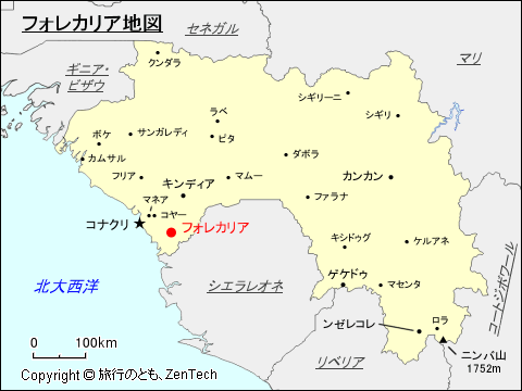 フォレカリア地図