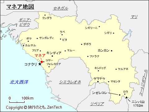 マネア地図