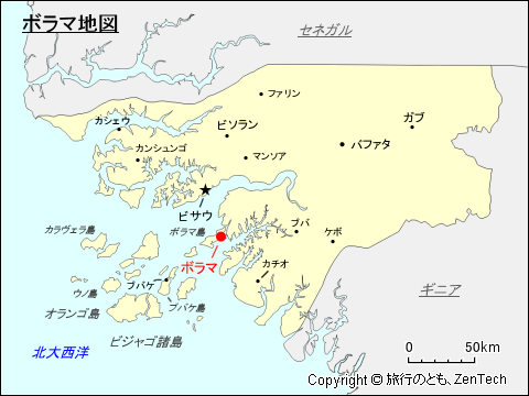 ボラマ地図