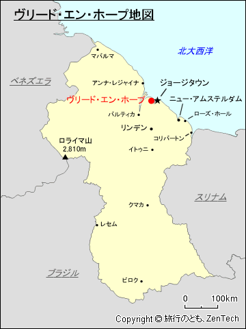 ヴリード・エン・ホープ地図