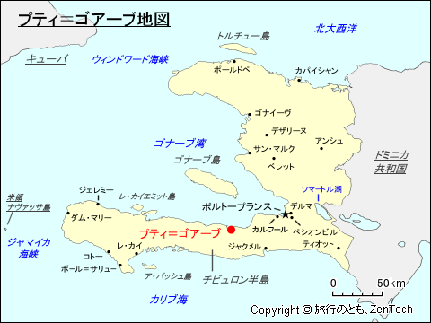 プティ＝ゴアーブ地図