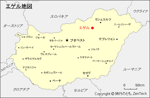 エゲル地図
