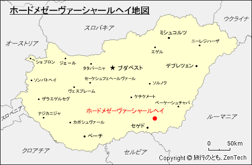 ホードメゼーヴァーシャールヘイ地図