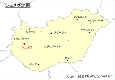 ハンガリーにおけるシュメグ地図