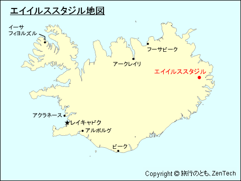 エイイルススタジル地図