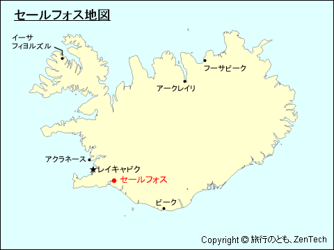 セールフォス地図