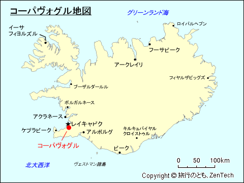 コーパヴォグル地図