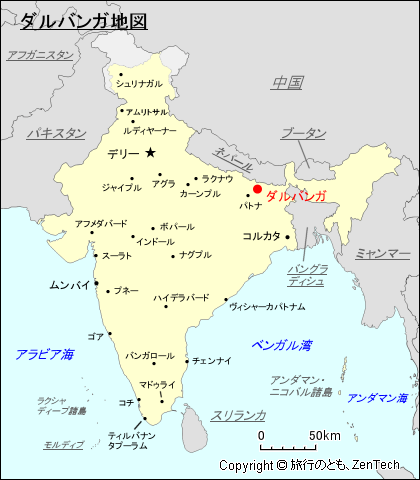 ダルバンガー地図