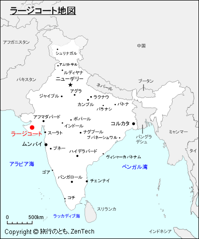 ラージコート地図
