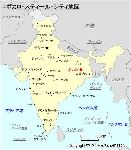 ボカロ・スティール・シティ地図