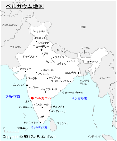 ベラガーヴィ地図