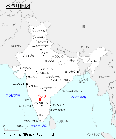 ベッラーリ地図