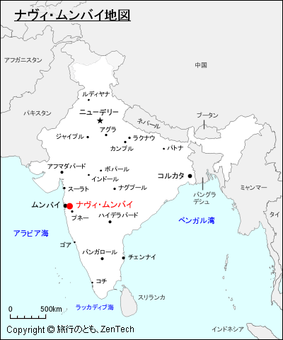 ナヴィ・ムンバイ地図