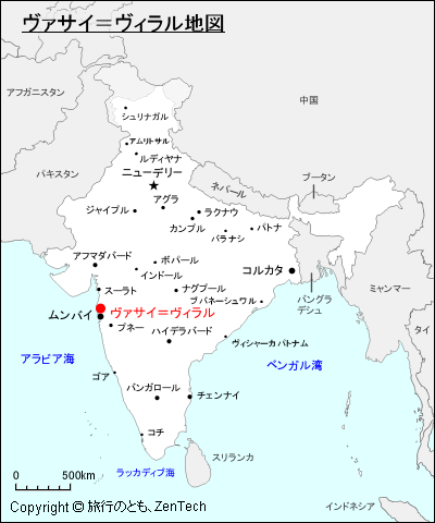 ヴァサイ＝ヴィラル地図