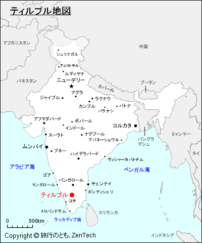 ティルプル地図