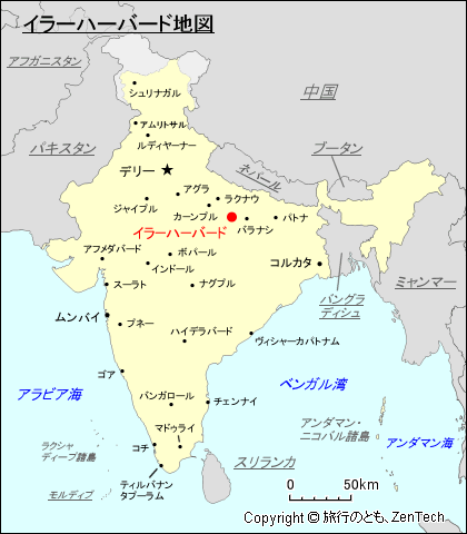 イラーハーバード地図