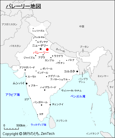 バレーリー地図