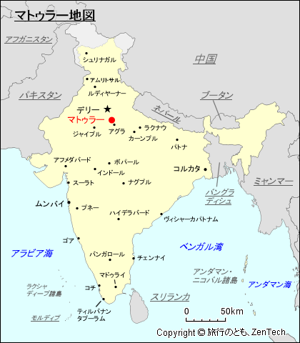 ムザファルナガル地図