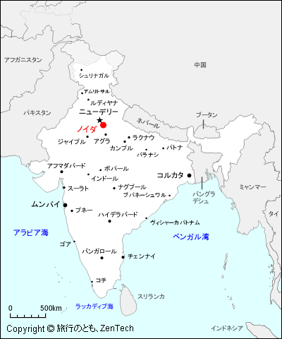 ノイダ地図