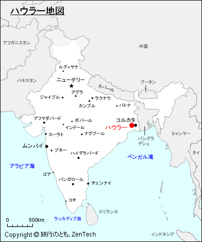 ハウラー地図