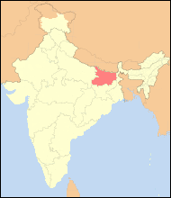 ビハール州地図